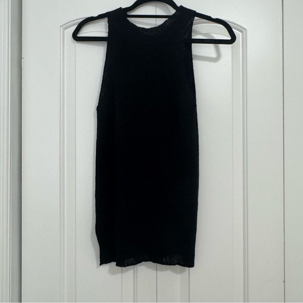 Elegant Black Sleeveless Top